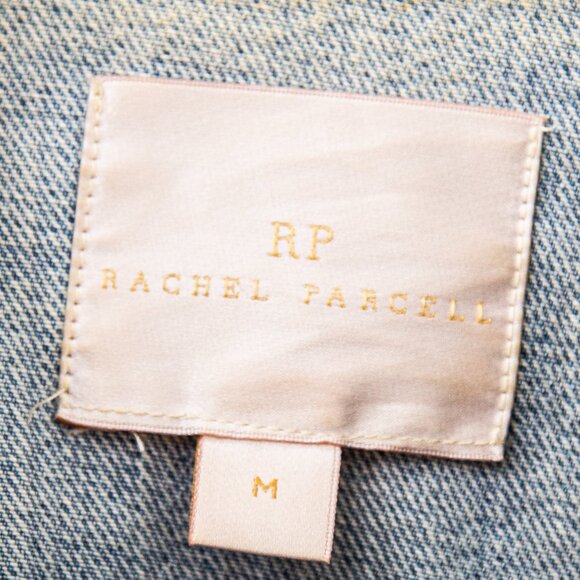 Rachel Parcell Distressed Light Denim Jacket, size M - Picture 5 of 7